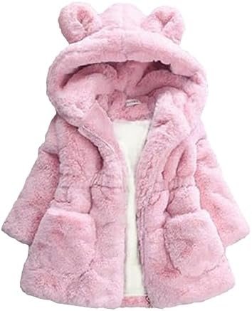 Kids Girls Winter Warm Coats Jacket Clothes Outwear Overcoat...