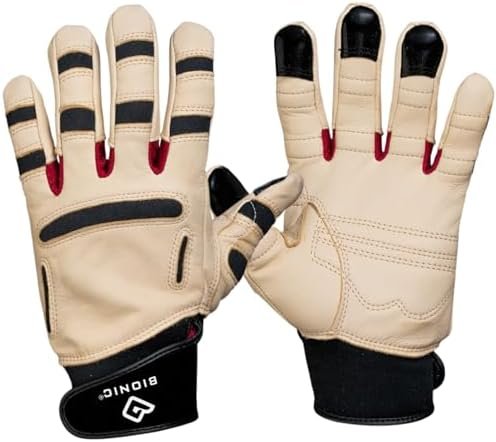 Bionic ReliefGrip Premium Leather Gardening Gloves
