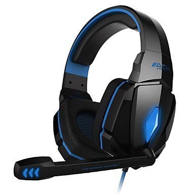 TOPAA EACH G4000 Stereo Gaming Headphone with Mic Volume Con...