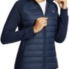BALEAF Women's Lightweight Warm Jacket Running Insulated Wat...