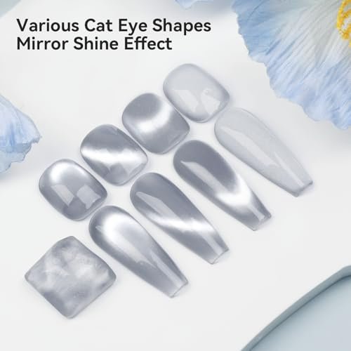 Cat Eye Gel Nail Polish Moonlight Magnetic Nail Polish Gel S...