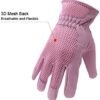 HLDD HANDLANDY Pigskin Leather Women Gardening Gloves, Stret...