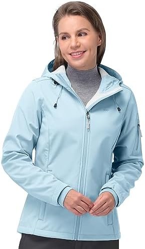 33,000ft Women's Softshell Jacket, Fleece Lined Warm Jacket ... 33,000ft Women's Softshell Jacket, Fleece Lined Warm Jacket ...