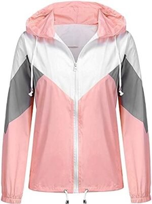SoTeer Women's Waterproof Rain Jackets Lightweight Hooded Wi... SoTeer Women's Waterproof Rain Jackets Lightweight Hooded Wi...