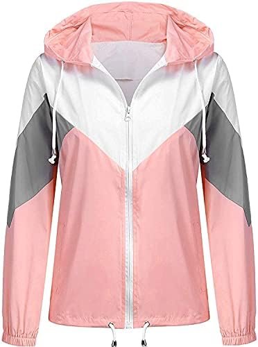 SoTeer Women's Waterproof Rain Jackets Lightweight Hooded Wi...