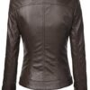 Lock and Love Women's Faux Leather Moto Biker Jacket Coat wi...