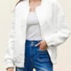 EVALESS Bomber Jackets for Women Spring Fashion 2025 Cute Ja...