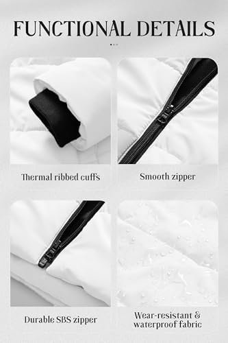 Chrisuno Girl's Water Resistant Winter Coats Warm Fleece Lin...