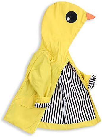 YOUNGER TREE Toddler Baby Boy Girl Duck Raincoat Cute Cartoo...