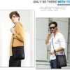 Leathario Small Messenger Bag for Men Leather Shoulder Cross...