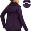 Pioneer Camp Women's Rain Jacket with Hood Waterproof Windbr...