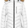 CREATMO US Women's Winter Hooded Coat Waterproof Warm Long P...