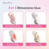 MelodySusie 2Pcs Nail Rhinestone Glue, 3D Gel Nail Art Desig...