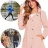 ZHENWEI Womens Lightweight Hooded Waterproof Active Outdoor ...