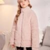 Arshiner Girls Full Zip Fleece Jacket Sherpa Outwear Coat Fa...