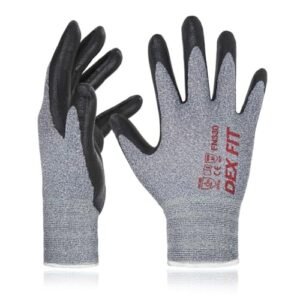 DEX FIT Nitrile Coated Work Gloves FN330-3D-Comfort Stretchy... DEX FIT Nitrile Coated Work Gloves FN330-3D-Comfort Stretchy...