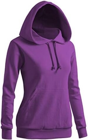 CLOVERY Women's Solid Hoodie Pocket Long Sleeve Hoodie CLOVERY Women's Solid Hoodie Pocket Long Sleeve Hoodie