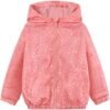 SUNDAY ROSE Boys Girls Rain Jackets Lightweight Waterproof H...
