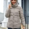 Puffer Jacket Womens Winter Coat with Hood Warm Lightweight ...
