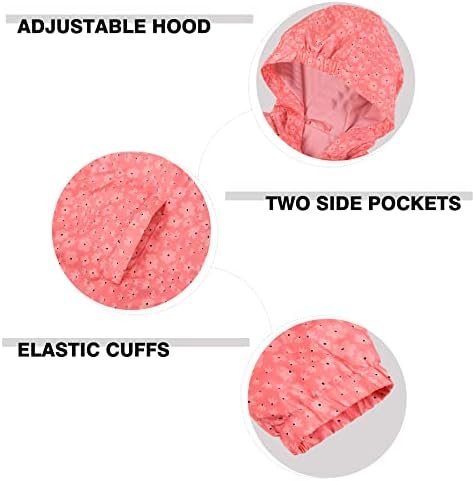 SUNDAY ROSE Boys Girls Rain Jackets Lightweight Waterproof H...