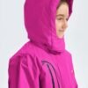 GEMYSE Girl's Waterproof Ski Snow Jacket Fleece Windproof Wi...
