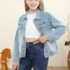 Cromoncent Classic Denim Jacket for Boys Girls