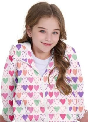 Zando Girls Rain Jacket Lightweight Waterproof Hooded Jacket... Zando Girls Rain Jacket Lightweight Waterproof Hooded Jacket...