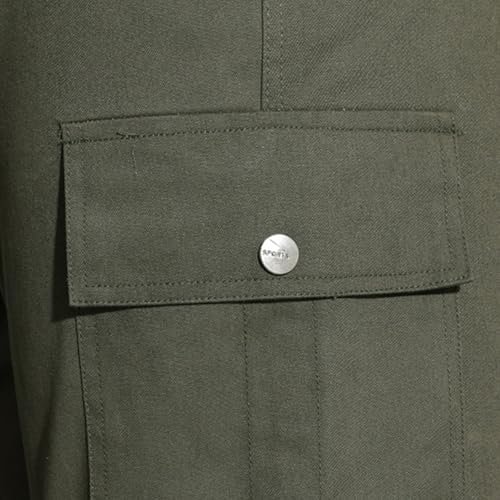 ZEFOTIM Casual Pants for Men Solid Color Wide Leg Casual Pan...