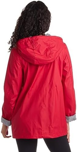 URBAN REPUBLIC Woman’s Rain Jacket - Water Resistant Slicker...