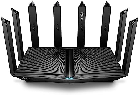 TP-Link - Archer AXE7800 Tri-Band Wi-Fi 6E Router - Black (R...