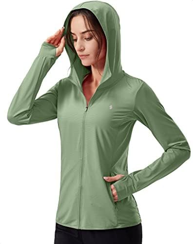 Soothfeel Women's UPF 50+ Sun Protection Hoodie Jacket Light...
