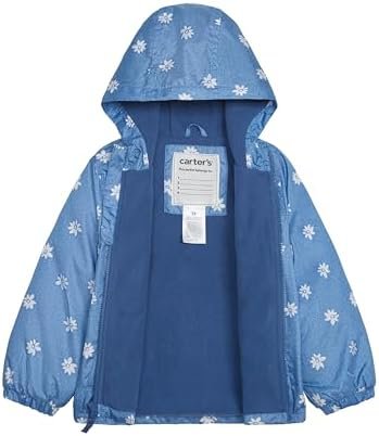 Carter's Girls' Fleece-Lined Midweight Hooded Jacket Baby To...