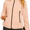 Lightweight Jacket Womens Trench Coat Waterproof Long Sleeve...