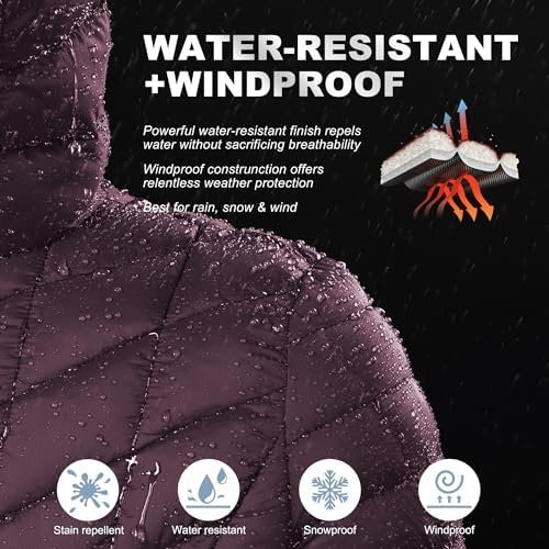 Outdoor Ventures Women's Maryan Hooded Ultra Lightweight War...