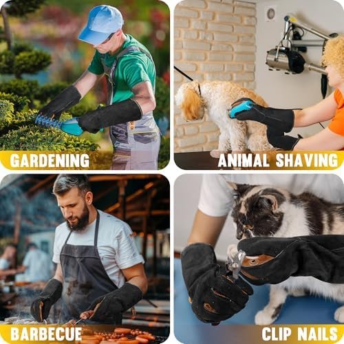 HLDD HANDLANDY Animal Handling Gloves, Bite Proof for Dog Tr...