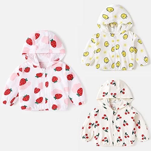 Kids Baby Toddler Girls Strawberry Print Spring Fall Outerwe...