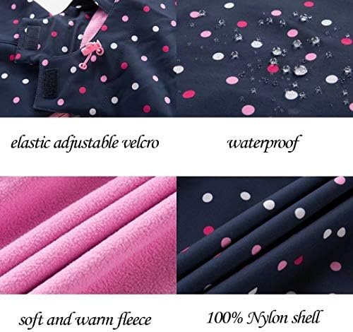 MGEOY Boys Girls Rain Jackets Lightweight Waterproof Hooded ...