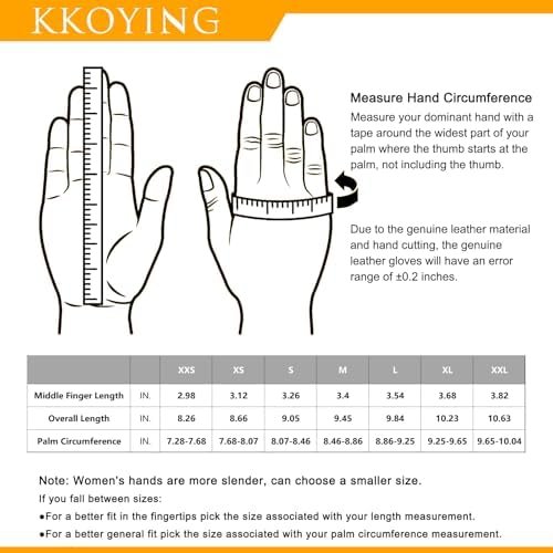 Leather Work Gloves for Men & Women, Reinforced Durable Gard...