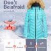 CREATMO US Women's Winter Hooded Coat Waterproof Warm Long P...