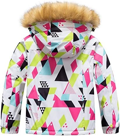 Pursky Girl's Waterproof Ski Jacket Kids Winter Snow Coats F...