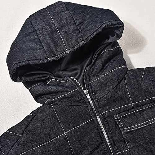 Womens Causal Sleeveless Hooded Denim Vest Zipper Padded Ves...