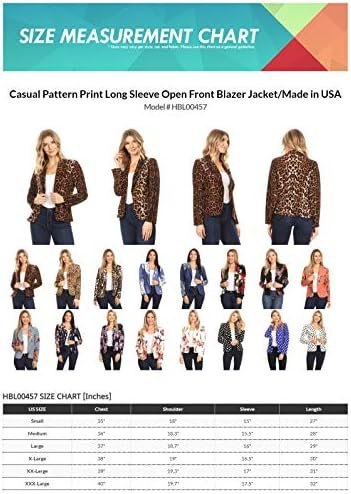 Women's Solid Basic Casual Long Sleeves Work Office Outerwea...