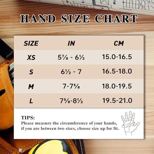 HANDLANDY Women Safety Work Gloves Utility Touch Screen Work...