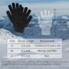 6 Pairs Winter Gloves for Women Men's Warm Knit Gloves for C...