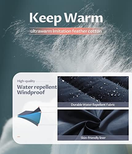 CREATMO US Women's Long Winter Faux Fur Coat Puffer Warm Jac...