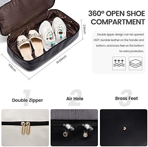 LOVEVOOK Weekender Bag, Large Travel Duffel Bag for Women wi...