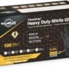 TitanFlex Thor Grip Heavy Duty Black Industrial Nitrile Glov...