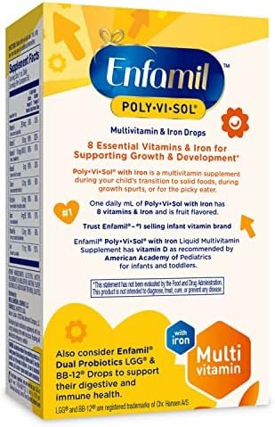 Enfamil Prenatals & Baby Vitamins Poly-Vi-Sol 8 Multi-Vitami...
