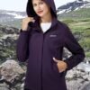 Pioneer Camp Women's Rain Jacket with Hood Waterproof Windbr...