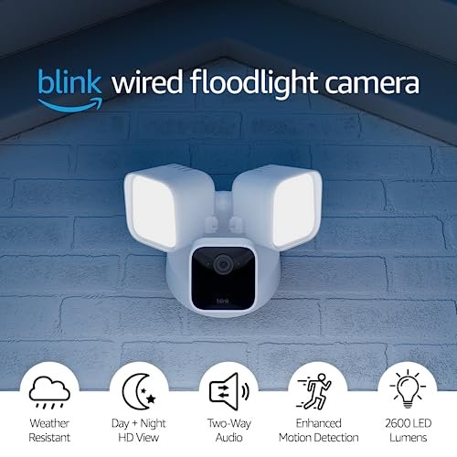 Like-New Blink Wired Floodlight Camera – Smart security came...